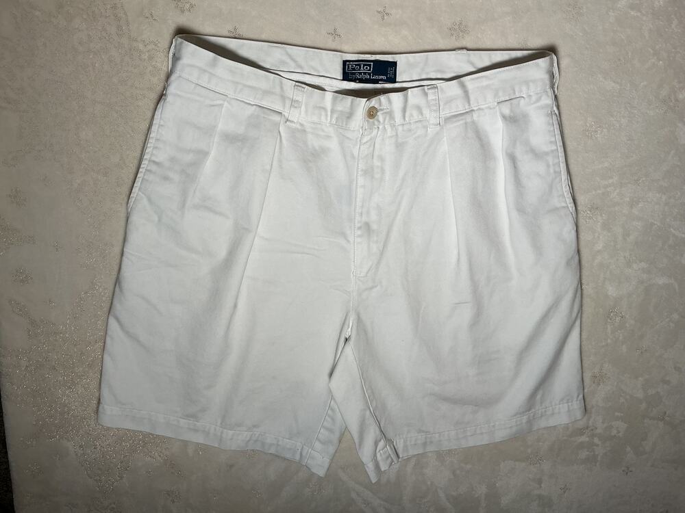 Classic Ralph Lauren White Men's Shorts - Perfect for Summer!